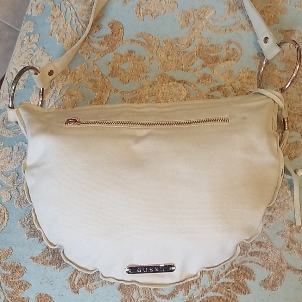 Vintage Guess Suade Shoulder Bag - Picture 4 of 6